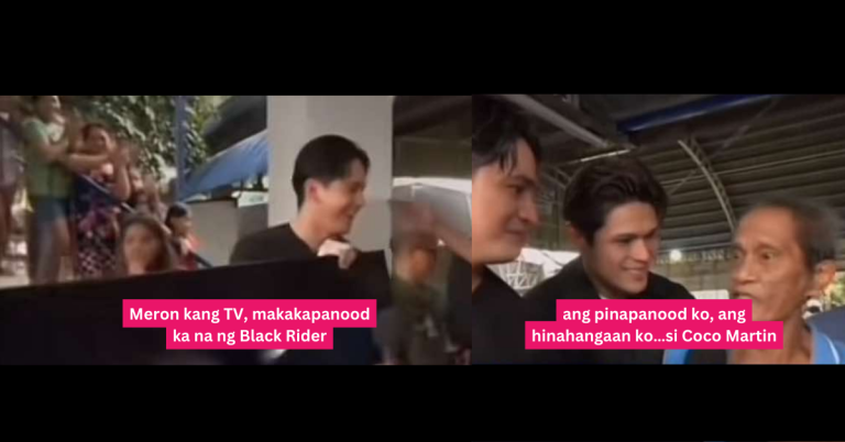 VIRAL: Man receives new TV from Black Rider’s Ruru Madrid, says he’s a fan of Batang Quiapo’s Coco Martin