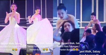 ‘Angel in white’: Barbie Forteza comes to Herlene Budol’s aid during onstage mishap