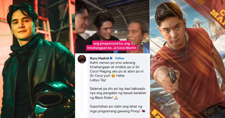 ‘Labyu ‘tay!’: Ruru Madrid reacts after viral interaction with Coco Martin’s fan