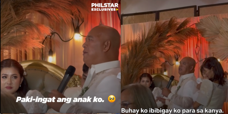 ‘Paki-ingatan ang anak ko’: This father has an emotional message to his new son in law
