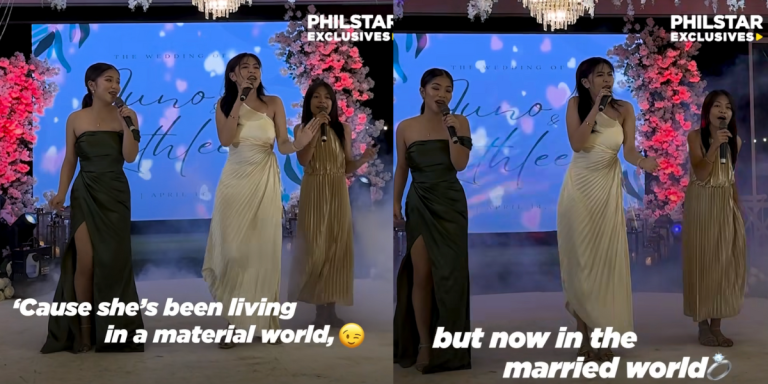 ‘Cause she’s been living in a material world, but now in the married world’: Siblings compose hilarious song for cousin’s wedding