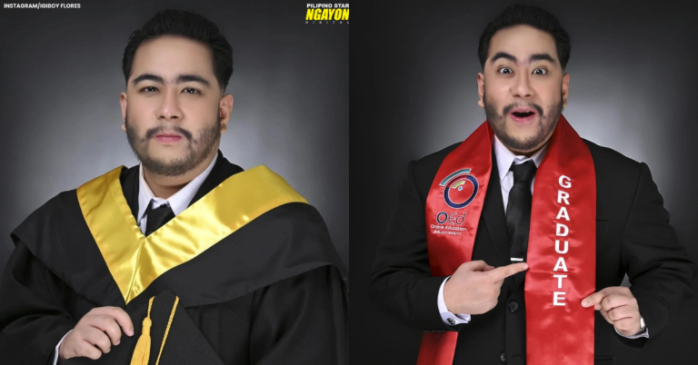 Igi boy Flores finishes college, earns business degree
