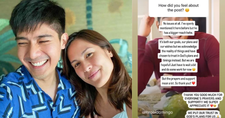 Maiqui Pineda reacts to netizens’ comments over husband Robi Domingo’s ‘pressuring’ dreams of parenthood