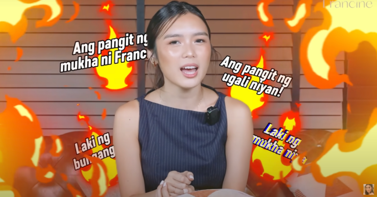 ‘Keep ’em coming’: Francine Diaz ‘thankful’ for hate comments from netizens