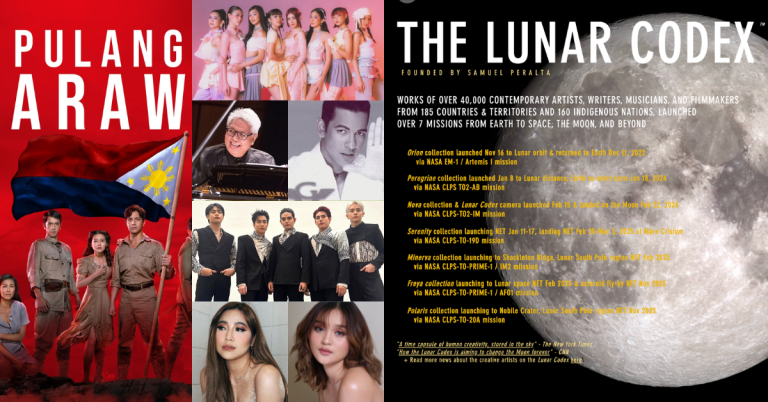 ‘Pulang Araw,’ P-pop music among Filipino works to be sent to the moon