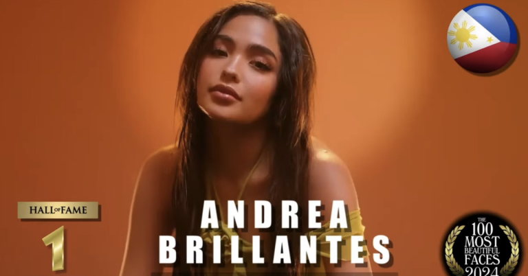 Andrea Brillantes reacts to leading ‘100 Most Beautiful Faces’ of 2024