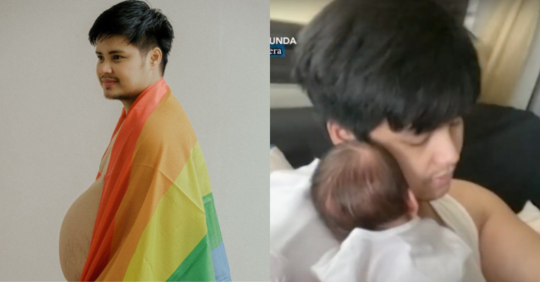 Transman Jesi Corcuera gives birth to baby girl