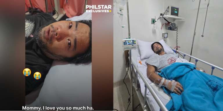 Emotional father bursts in tears while recording a ‘farewell’ message to family after suffering brain aneurysm