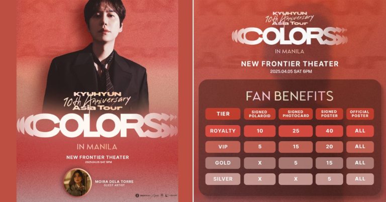 Super Junior’s Kyuhyun to hold grand finale of 10th Anniversary Asia Tour in Manila