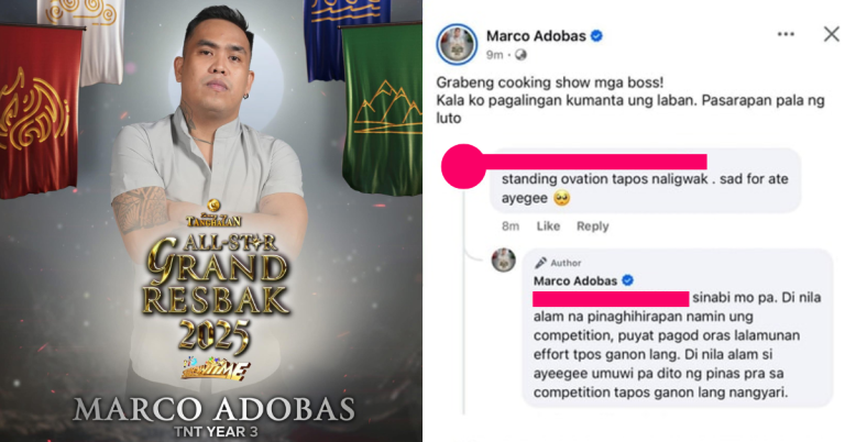‘Tawag Ng Tanghalan’ contestant Marco Adobas disqualified after calling competition ‘cooking show’ online