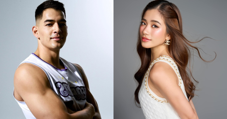 PBA player Caelan Tiongson reacts to romance rumors with BINI Aiah