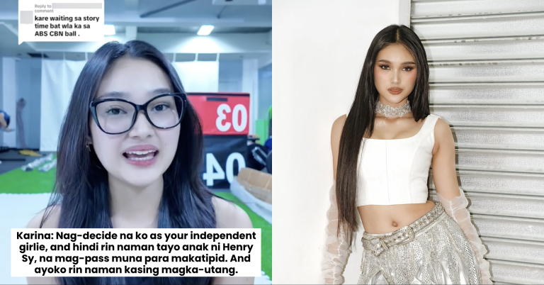 ‘Napaka-expensive’: Karina Bautista explains why she chose not to attend ABS-CBN Ball