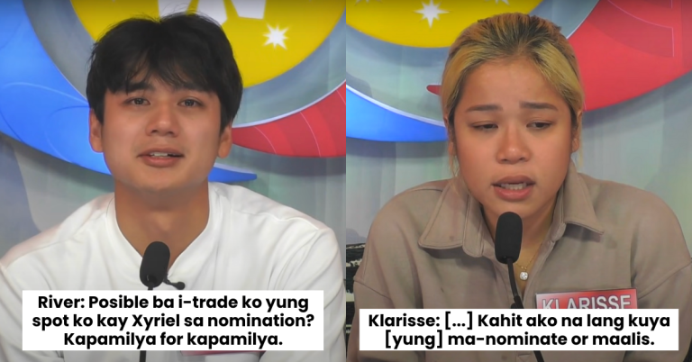 PBB housemates River, Klarisse ask to switch places with Xyriel, Shuvee for nomination