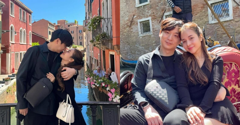 Kristel Fulgar fulfills her promise of returning to Italy with Korean husband