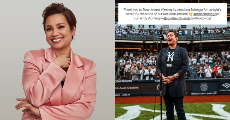 Lea Salonga sings US national anthem at American baseball game