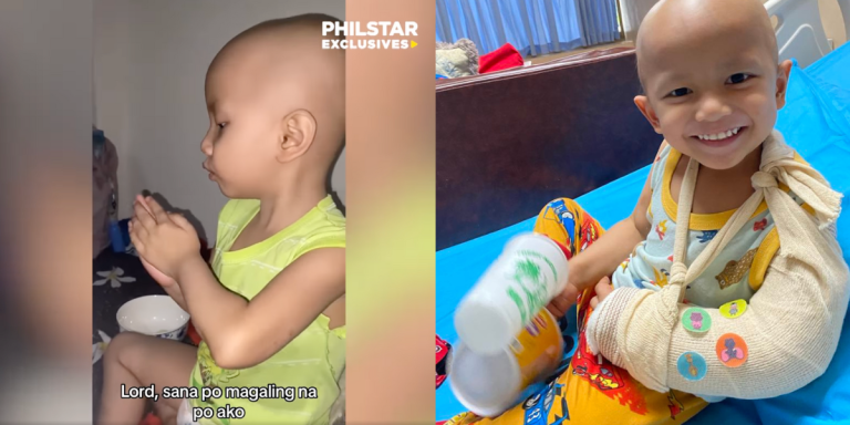 3-year-old cancer patient offers a prayer: ‘Lord, sana po magaling na ako’