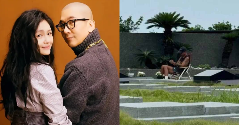 Photo of Korean DJ Koo visiting late wife Barbie Hsu’s grave touches netizens’ hearts