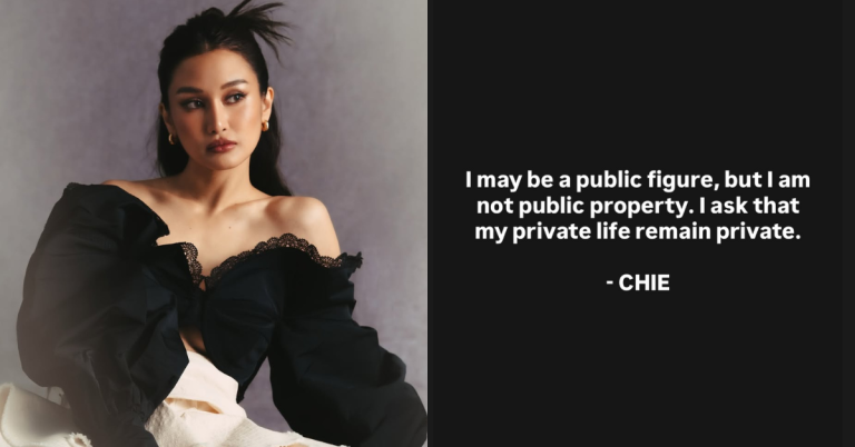 Chie Filomeno addresses rumors of split with Jake Cuenca, romance with Matthew Lhuillier