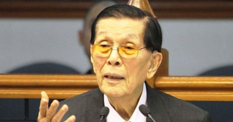 Juan Ponce Enrile reportedly in critical condition due to pneumonia
