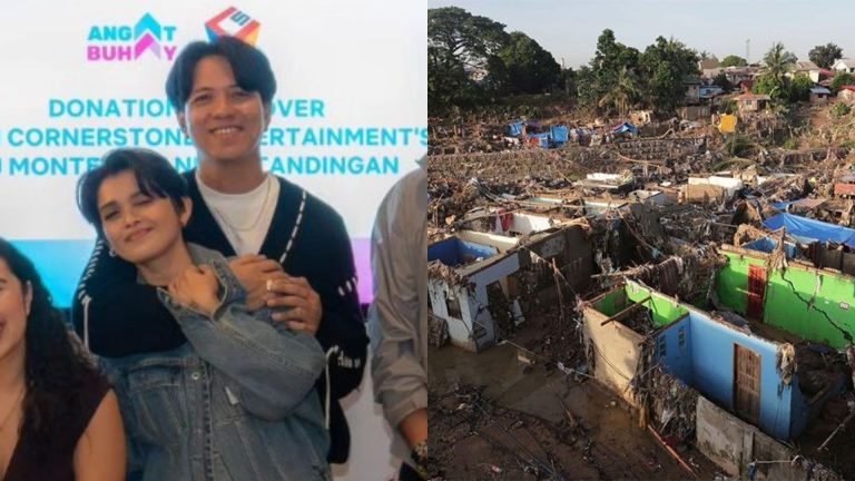 TJ Monterde, KZ Tandingan donate P1M to Angat Buhay for victims of Typhoon Tino