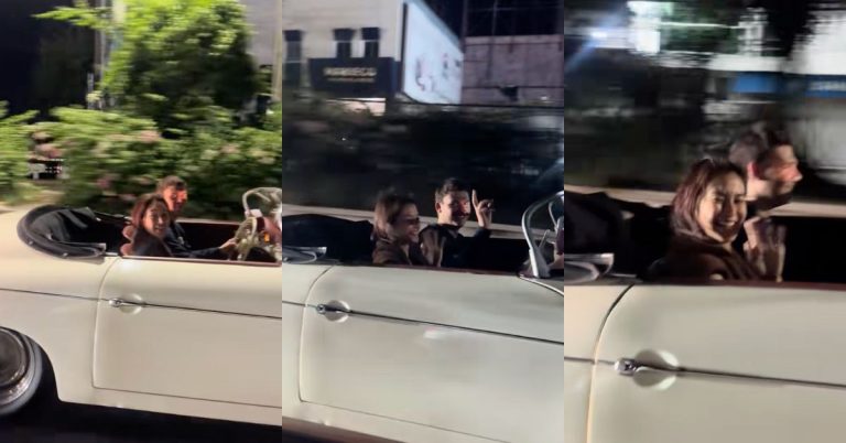 Chie Filomeno spotted enjoying sports car ride with Matthew Lhuillier