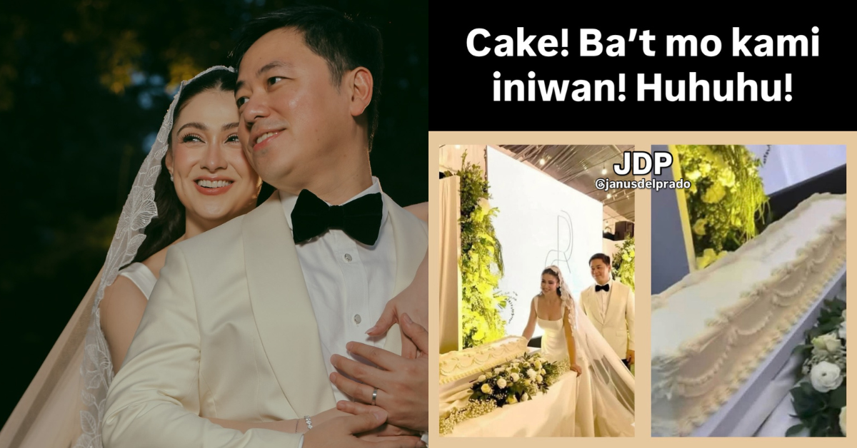 Carla Abellana responds to Janus Del Prado's 'wake' joke on her wedding cake  - Latest Chika