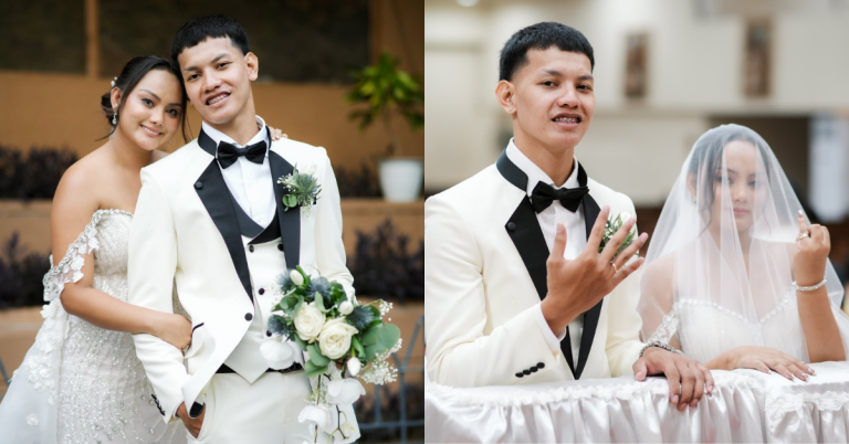 ‘Badjao Girl’ Rita Gaviola and non-showbiz partner Jeric Ong tie the knot in church wedding