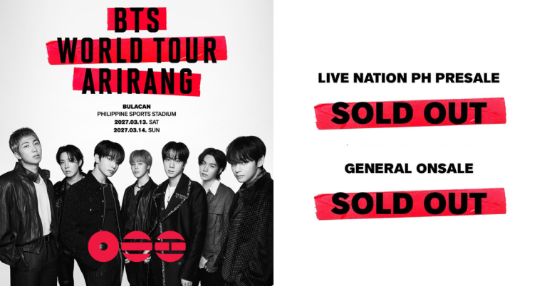 BTS’ two-day ‘ARIRANG’ show in Bulacan sells out in less than an hour