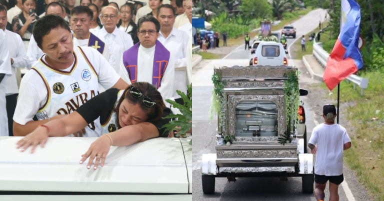 ‘Forever in our hearts’: Rene Baterbonia laid to rest in emotional hometown farewell