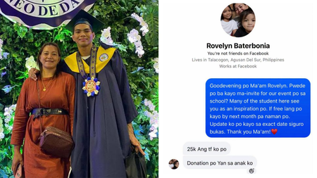 Rovelyn Baterbonia denies asking for P25,000 ‘talent fee’ in circulating online conversation
