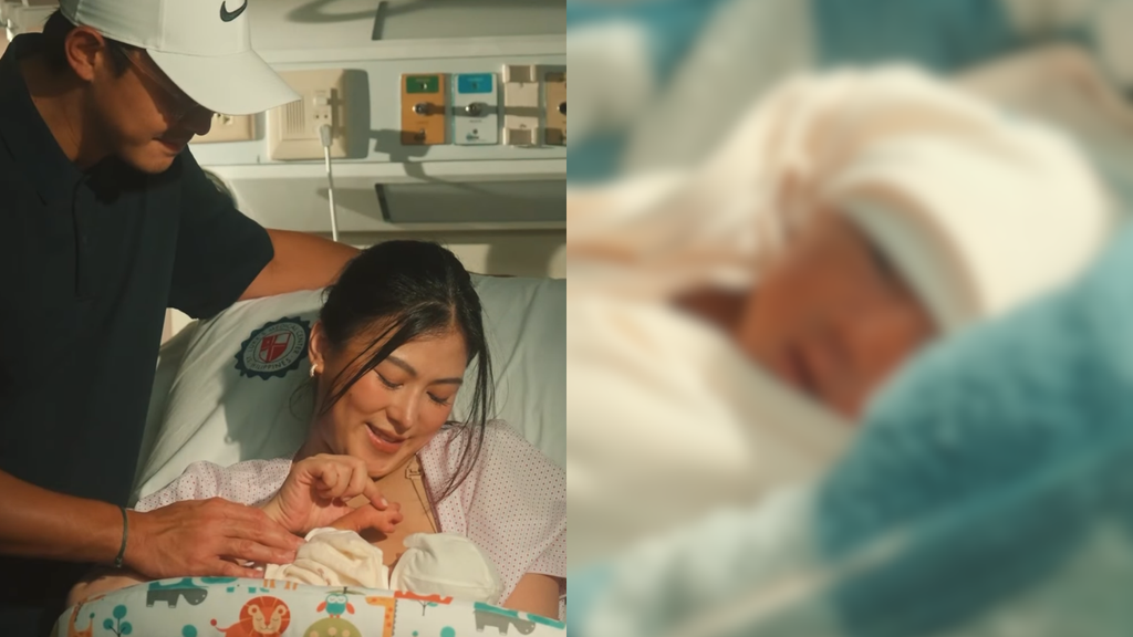 Alex Gonzaga reveals face of newborn son with Mikee Morada