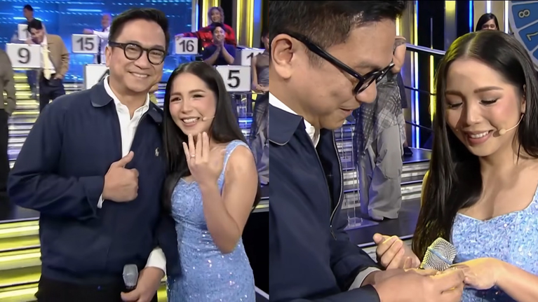 Dawn Chang surprised by BF Rafael Calinisan with marriage proposal on ‘Kapamilya, Deal or No Deal’ episode